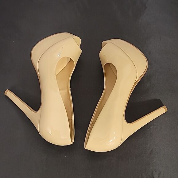 DELICIOUS PEEP TOE HIGH HEEL STILETTOS PLATFORM SHOE - Picture 13 of 16